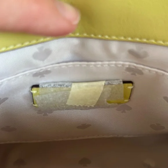 Kate Spade Yellow Quilted Natalia Shoulder Bag - Picture 12 of 13